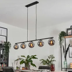 Suspension Gastor Fume, 5 Lumieres