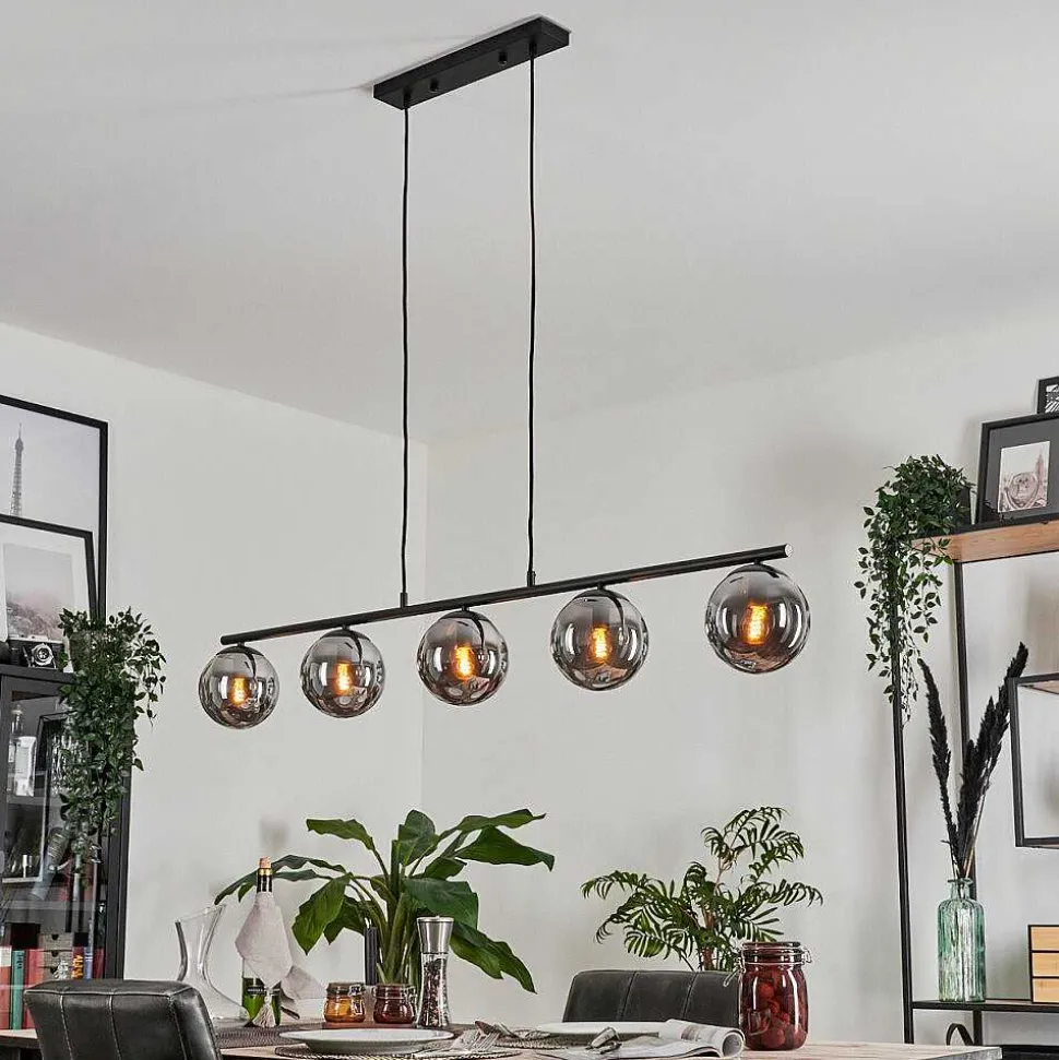 Suspension Gastor Fume, 5 Lumieres