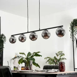 Suspension Gastor Fume, 5 Lumieres