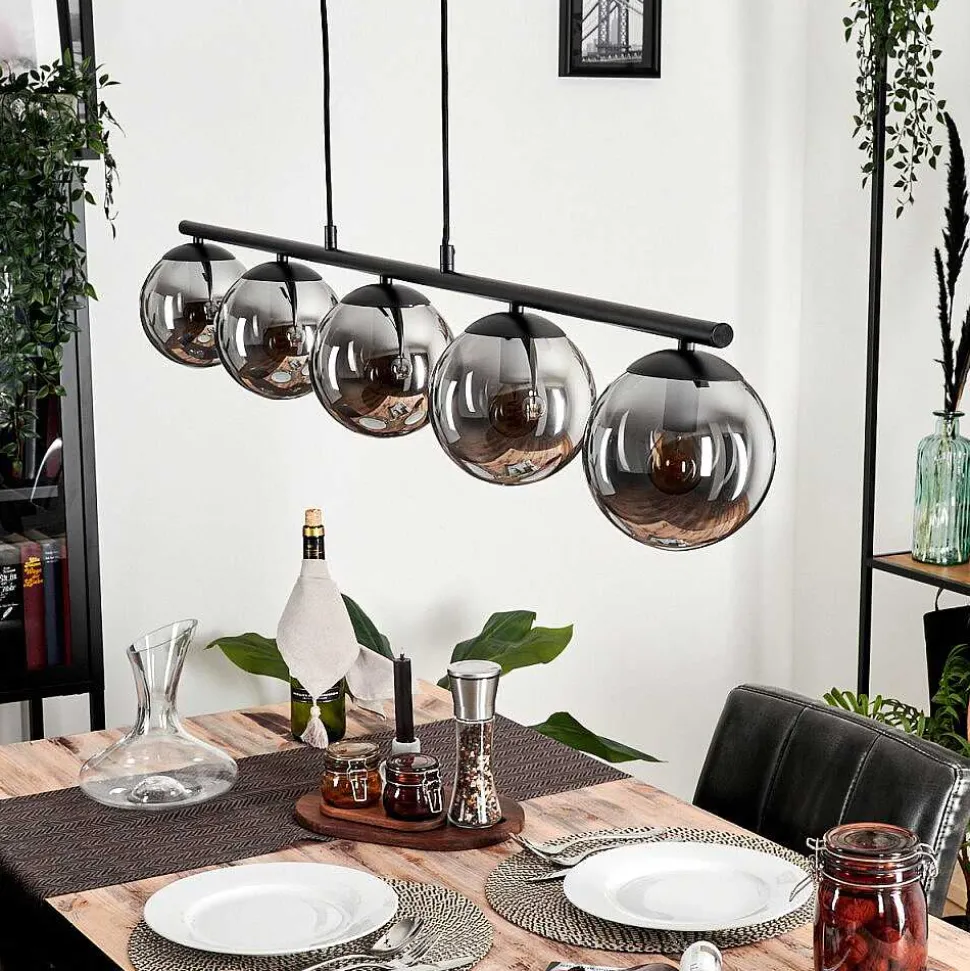 Suspension Gastor Fume, 5 Lumieres