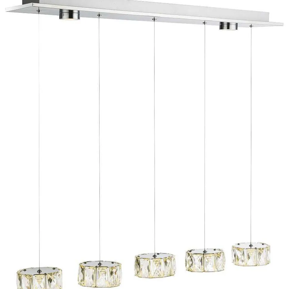 Suspension Globo Amur Led Chrome, 1 Lumiere