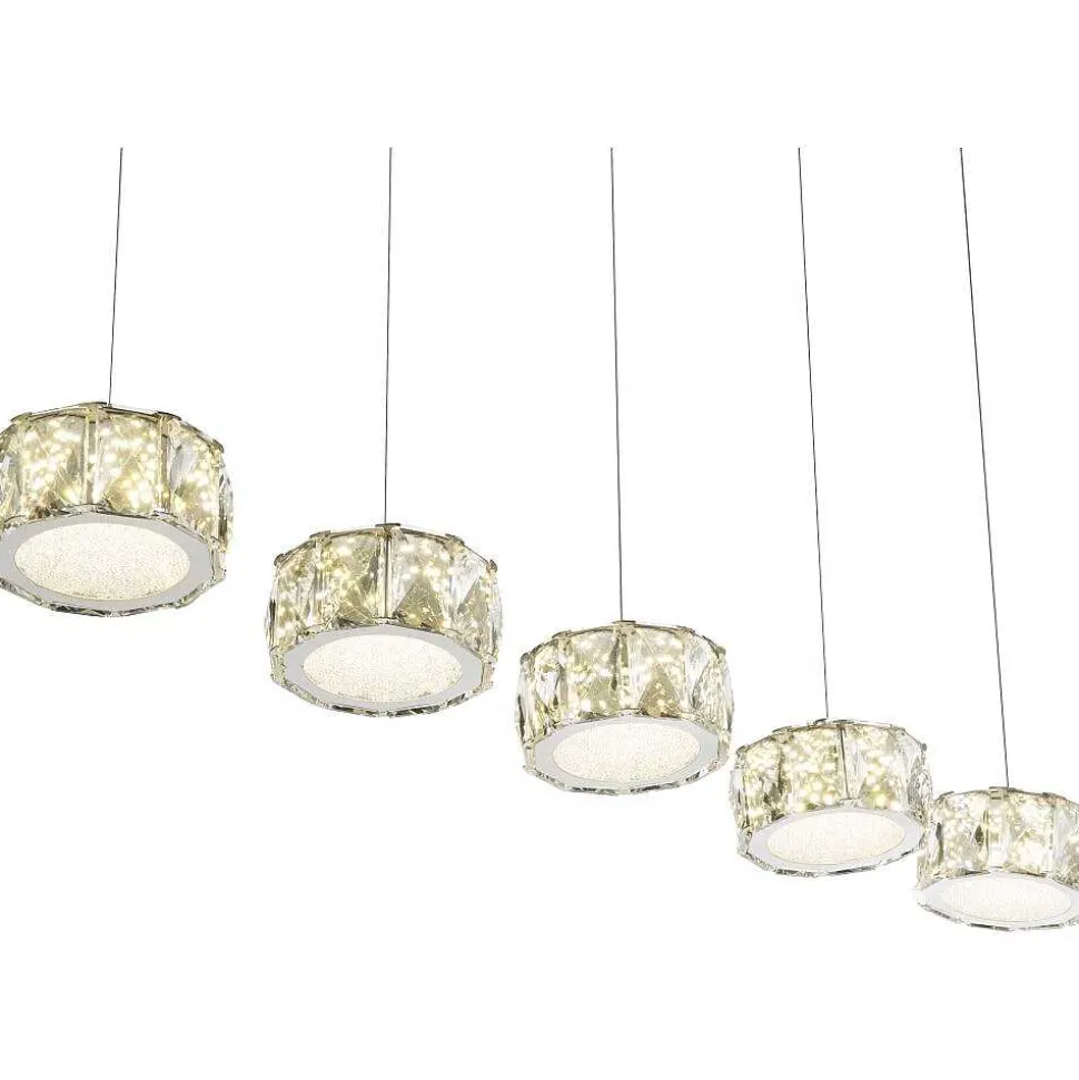 Suspension Globo Amur Led Chrome, 1 Lumiere