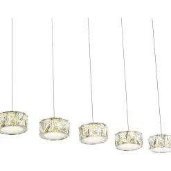 Suspension Globo Amur Led Chrome, 1 Lumiere