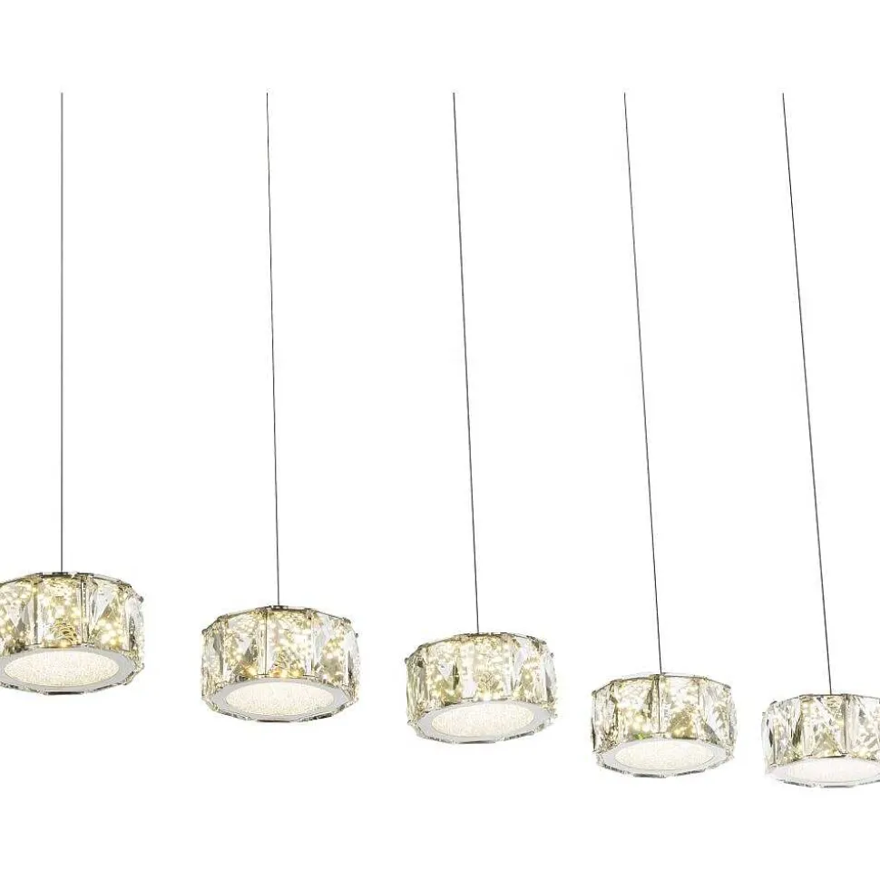 Suspension Globo Amur Led Chrome, 1 Lumiere