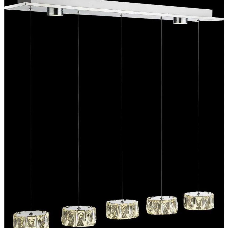 Suspension Globo Amur Led Chrome, 1 Lumiere