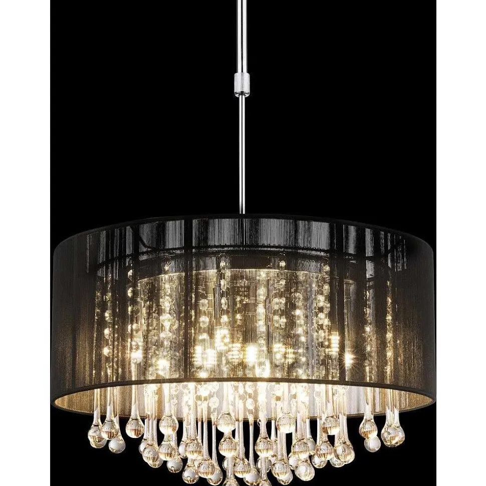 Suspension Globo Bagana Led Chrome, 12 Lumieres