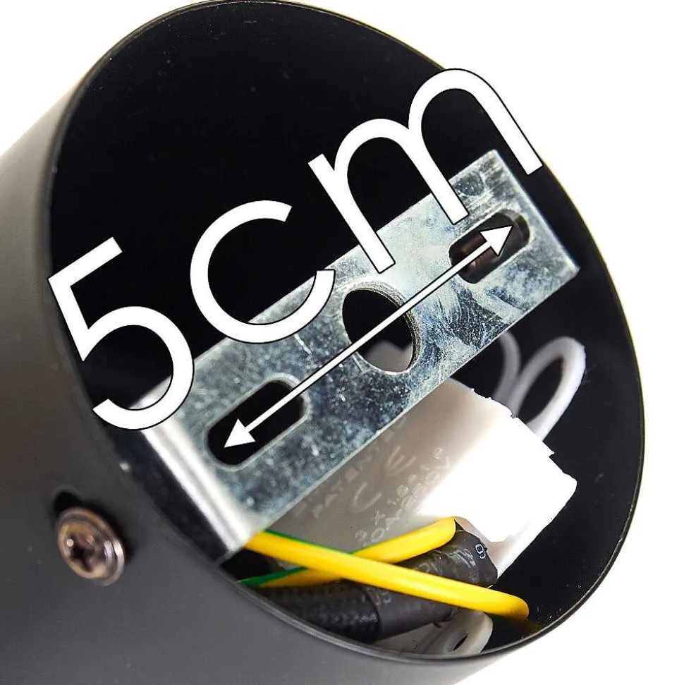 Suspension Gnarp Noir Dore, 8 Lumieres