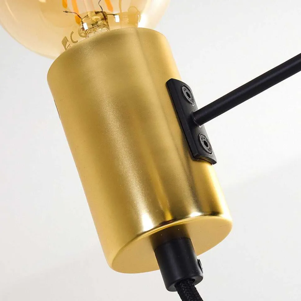 Suspension Gnarp Noir Dore, 5 Lumieres