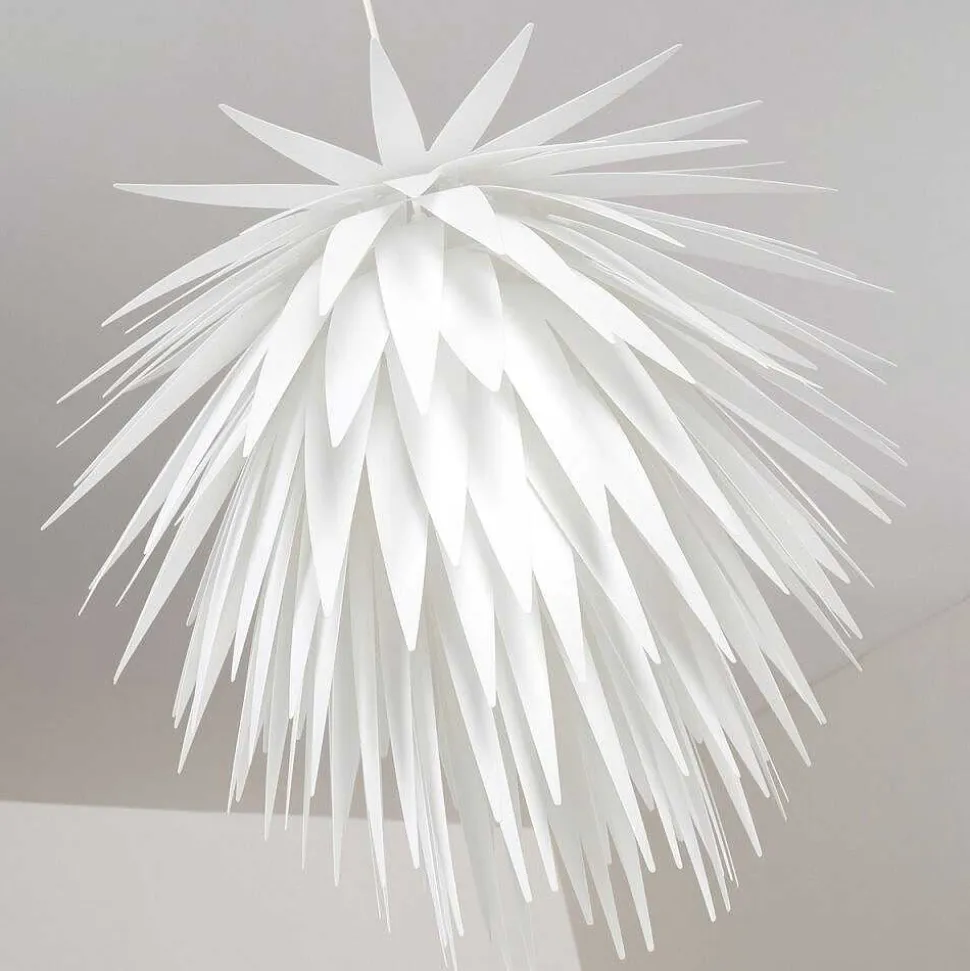 Suspension Grinder Blanc, 1 Lumiere