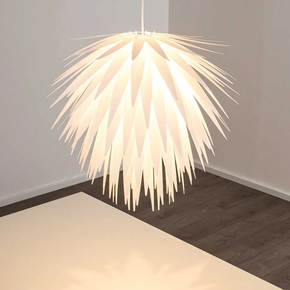 Suspension Grinder Blanc, 1 Lumiere