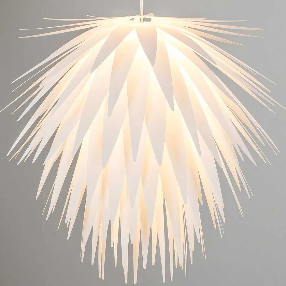 Suspension Grinder Blanc, 1 Lumiere