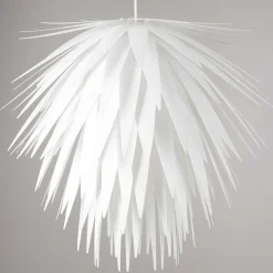 Suspension Grinder Blanc, 1 Lumiere