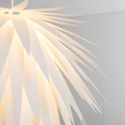 Suspension Grinder Blanc, 1 Lumiere