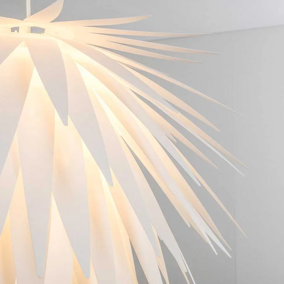 Suspension Grinder Blanc, 1 Lumiere