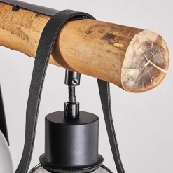 Suspension Hocker Ecru, Noir, 4 Lumieres