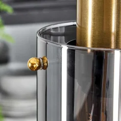 Suspension Hunouri Noir, 4 Lumieres