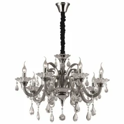 Suspension Ideal Lux Colossal Chrome, 8 Lumieres
