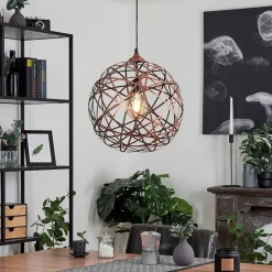 Suspension Kefikon Cuivre, 1 Lumiere