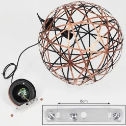 Suspension Kefikon Cuivre, 1 Lumiere