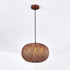 Suspension Kemer Rouille, 1 Lumiere