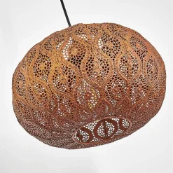 Suspension Kemer Rouille, 1 Lumiere