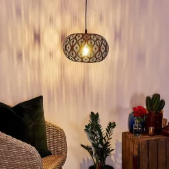 Suspension Kemer Rouille, 1 Lumiere