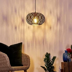 Suspension Kemer Rouille, 1 Lumiere