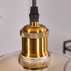 Suspension Lololo Laiton, 1 Lumiere