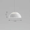 Suspension Louis Poulsen Aja Royal Led Blanc, 1 Lumiere