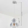Suspension Malvaglia Chrome, 1 Lumiere