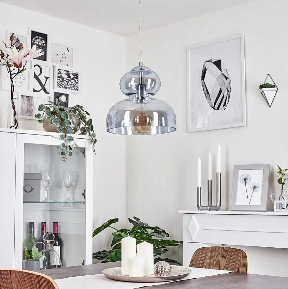 Suspension Malvaglia Chrome, 1 Lumiere