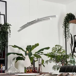 Suspension Manlleu Led Chrome, 1 Lumiere