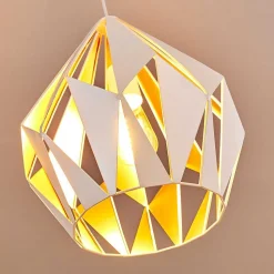 Suspension Marang Blanc, 1 Lumiere