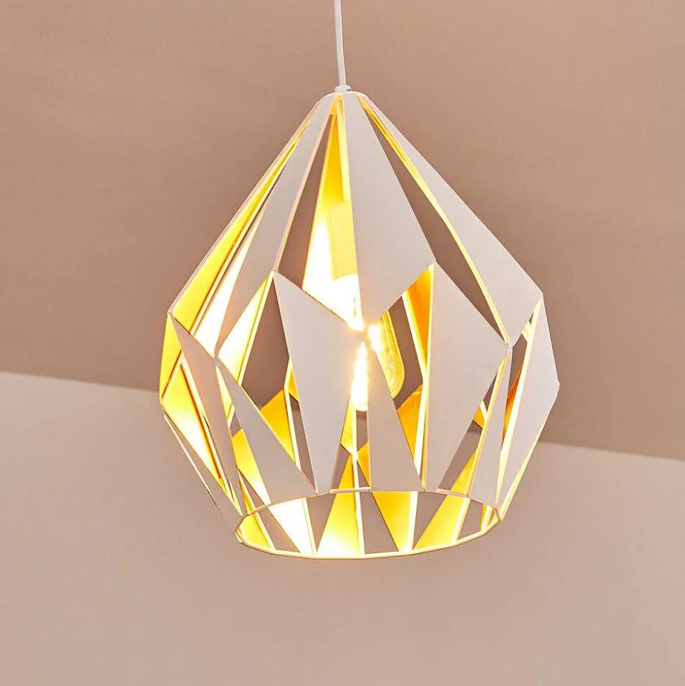 Suspension Marang Blanc, 1 Lumiere