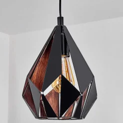 Suspension Marang Noir, 1 Lumiere