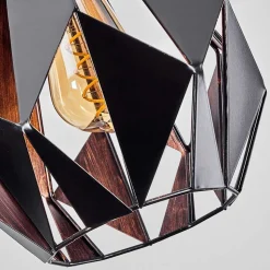 Suspension Marang Noir, 1 Lumiere