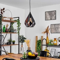 Suspension Marang Noir, 1 Lumiere