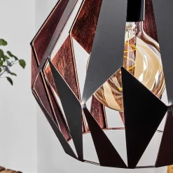 Suspension Marang Noir, 1 Lumiere