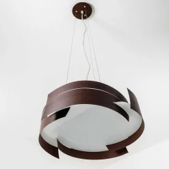 Suspension Novara Brun, 3 Lumieres