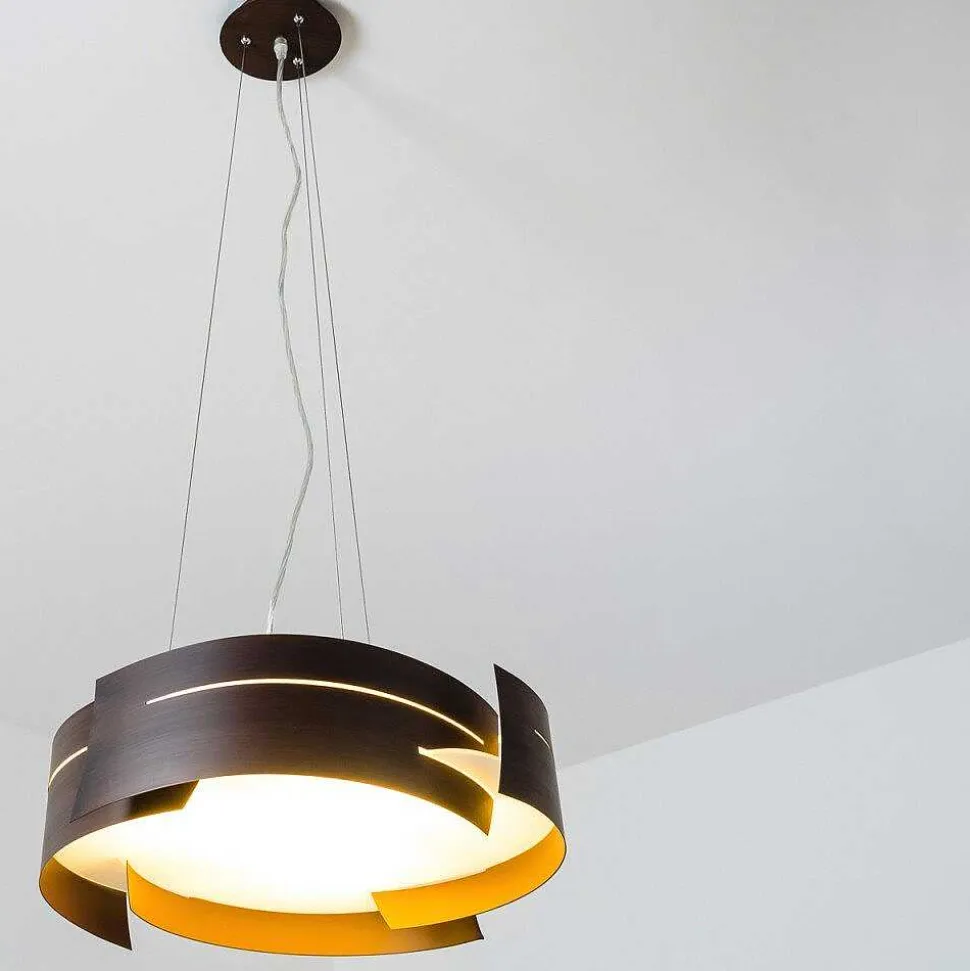 Suspension Novara Brun, 3 Lumieres