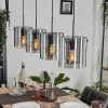 Suspension Parane Fume, 4 Lumieres