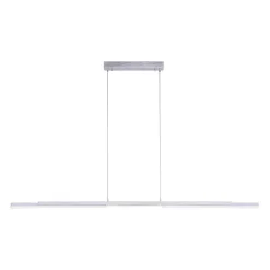 Suspension Paul Neuhaus Q-Henrik Led Aluminium, 3 Lumieres, Telecommandes