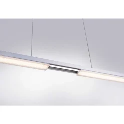 Suspension Paul Neuhaus Q-Henrik Led Aluminium, 3 Lumieres, Telecommandes