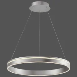 Suspension Paul Neuhaus Q-Vito Led Acier Inoxydable, 1 Lumiere, Telecommandes