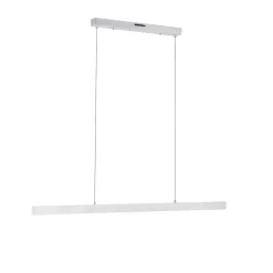 Suspension Paul Neuhaus Q-Cora Led Aluminium, 1 Lumiere, Telecommandes