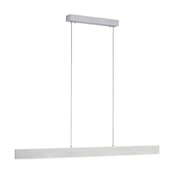 Suspension Paul-Neuhaus Q-Adriana Led Aluminium, 2 Lumieres, Telecommandes