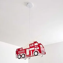 Suspension Praya Rouge, 2 Lumieres