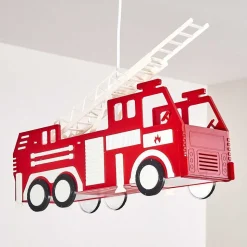 Suspension Praya Rouge, 2 Lumieres