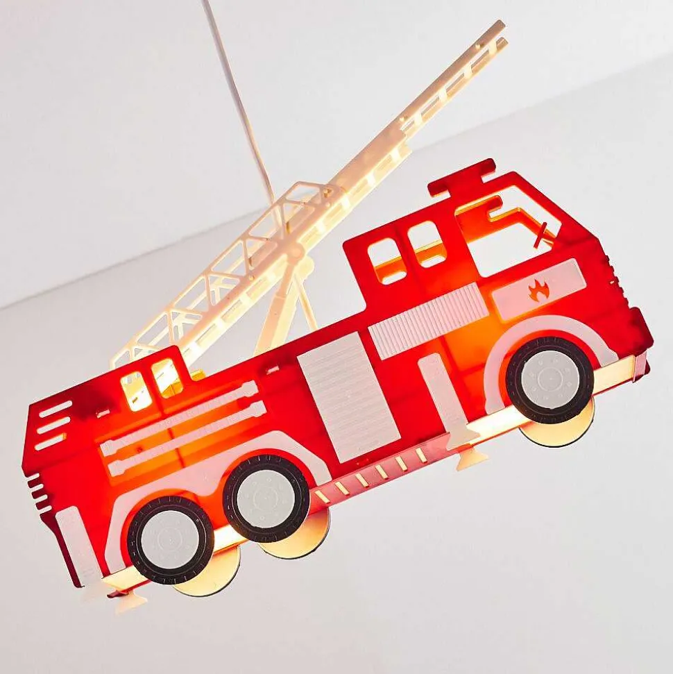 Suspension Praya Rouge, 2 Lumieres