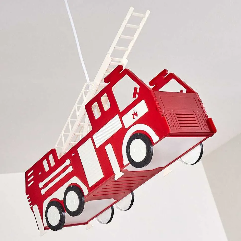 Suspension Praya Rouge, 2 Lumieres